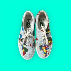 Vans Women's Save Our Planet "World map" shoes